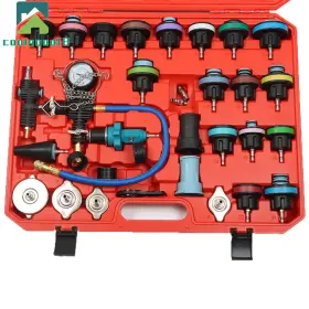 Cg801819ld Coolgood18 33pcs Radiator Cooling System Pressure Tester Kit Coolant Vacuum Refill