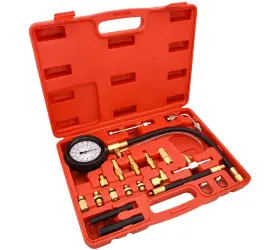 Corinth 788464251298 Wenbiao 0140psi Fuel Injector Injection Pump Pressure Tester Gauge Kit Car Tools