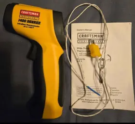 81998 Craftsman Professional Infrared Thermometer 1400 Degrees