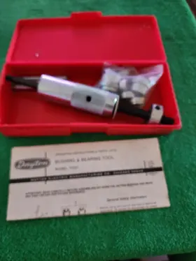 1k351 Dayton Bushing And Bearing Tool Kit With Instructions Carrying Case