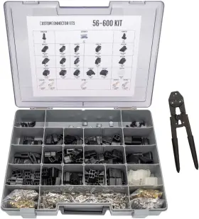 6285847 Delphikits 56-600 Delphi 56 Packard Series Connector Kit With Crimp Tool Black