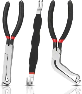 37960-3 Denchy Auto Electrical Disconnect Pliers Set For Cars Automotive Black