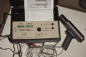 3300-s Design Technology Inc Diesel Tach And Timing Light Otc With Case Instructions Tester
