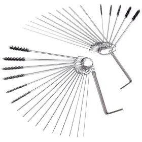 B0894mtsjz Desin Carburetor Cleaner Tool Kit - 18 Needles 12 Brushes 2 Wrenches