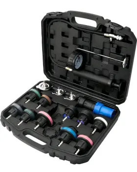 B100147 Dkwoeshg 18-piece Radiator Pressure Tester Kit - Precise Coolant Leak Detector For All