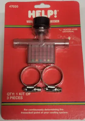 47020 Dorman Help Easy Read Long Term Continuous Inch In-line Radiator Antifreeze Coolant Tester