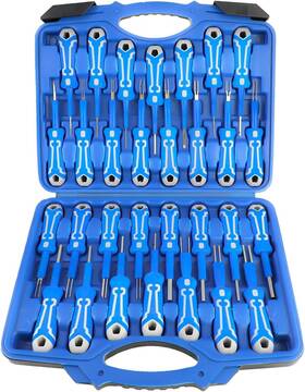 Dptool L-1033 30pcs Electrical Terminal Removal Tool Kit Automotive Universal P Inch