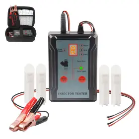 Duoyi 728990665497 Updated Fuel Injector Tester Fourwire Dual Channel Cleaner Kit 8 P