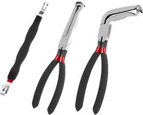 Elixirouge As-001 3pcs Electrical Connector Disconnect Tool Set Includes 37960 60 Angle