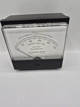Emerson Electric Us Electrical Motors C18500 Vintage Tachometer New Old Stock Free Shipping