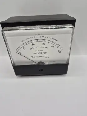 C18500 Emerson Electric Us Electrical Motors Vintage Tachometer New Old Stock Free Shipping