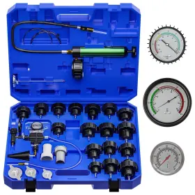 Xlb-1096-bk Endxedo 28pcs Universal Radiator Pressure Tester Vacuum Type Cooling System Tool Kit