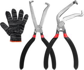 Faculx 048855 Electrical Connector Pliers Disconnect Plier For Cars Red