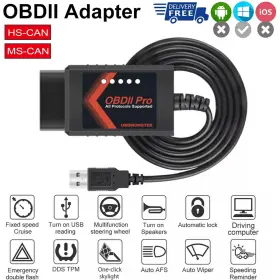 Elm3327 Faslink Automotive Obd2 Scanner All System For Ford/lincoln/mercury Car Diagnostic Tool