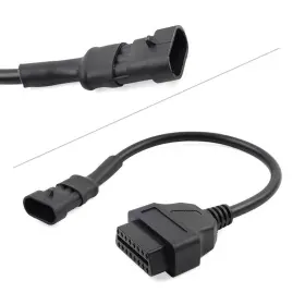 Obd2 Flashbuyeasy 550749848284 1x Motorcycle 3 Pin To 16pin Diagnostic Cable Adapter Connector For Cfmoto