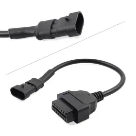 Obd2 Flashbuyeasy 550749871893 1x Motorcycle 3 Pin To 16pin Diagnostic Cable Adapter Connector For Cfmoto