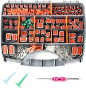 540dt-001 Flytuo Deutsch Connectors Kit 540pcs - 2/3/4/6/8/12 Pin Dt With