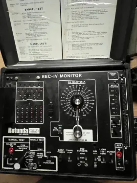 007-00018 Ford Eec-iv 60 Pin Monitor System For Parts Or Repair