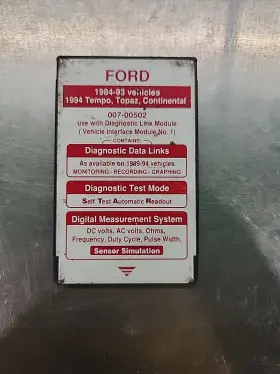 007-00502 Ford Rotunda Ngs Card 84-93 1994 Tempo Topaz Continental
