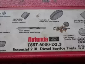 T85t-6000-d Ford Rotunda Otc Tool 2.3 Incomplete Case 6 Piece Set