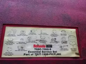 T88c-7000-s Ford Rotunda Otc Tool Incomplete Case 15 Piece Set