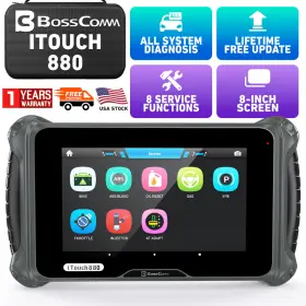 Obd2 Foxwell 098841572329 Bosscomm Itouch 880 Full System Scanner Oil Epb Bms Throttle Reset Tool