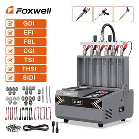Foxwell Jt600 6-cylinders 6cylinder Gdi Piezo Fsi Ultrasonic Fuel Injector Cleaner Tester Cleaning