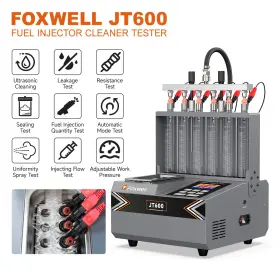 Foxwell Jt600 Ultrasonic Fuel Injector Cleaner Tester Nozzles Cleaning Machine