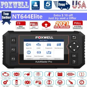 Nt644-gt60 Foxwell Nt644 Elite All System Car Obd2 Scanner Diagnostic Dpf Tpms Immo 2021 Us