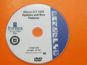17340.15v Gm Service Know How Dvd Allison Lct 1000