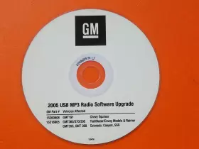 109435 Gmc Gm 2005 Us8 Mp3 Radio Software Upgrade Cd Read 109435 Gmc Gm 2005 Us8 Mp3 Radio Software Upgrade Cd Read
