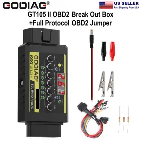 A01se158-c-1 Godiag Gt105 Ii Obd2 Breakout Box Ecu Connector Full Protocol Jumper Cable
