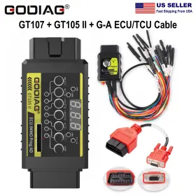 A01se161-c Godiag Sf411 Gt105 Ii Ecu Immo Kit Gt107 Dsg Gearbox Adapter G-a Ecu/tcu Cable