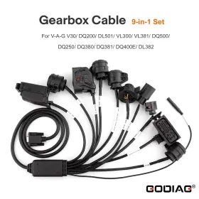 A01sf419 Godiag Gearbox Cable Dq200/dl501/vl300/vl381/dq500/dq250/dq381/dq380 9-in-1 Set