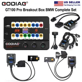 A01so537-b-bmw Godiag Gt100 Breakout Box Bmw Cas1/cas2/cas3/cas4/cas4 Fem/bdc Test Platform