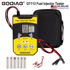A01so794 Godiag Gt113 Universal Fuel Injector Tester Cleaner For Car Motorcycle