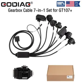 H01sf380-full Godiag Gearbox Cable 7-in-1 For Gt107 Vdq200/dl501/vl300/vl381/dq500/dq250