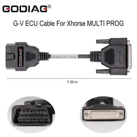 H01sf404 Godiag G-v Ecu Cable For Connect Xhorse Multi Prog With Gt107/gt107 Gpt Adapter