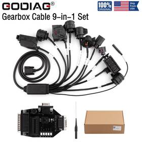 Godiag H01sf419 Gearbox Cable 9-in-1 Set For V30 Dq200 Vl300 Vl381 Dq250 Dq380 Dl382