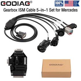 Godiag H01sf422 Gearbox Ism Cable 5-in-1 Set For Mercedes Benz Vgs-fdct 724/ Vgs2-722.8