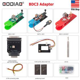 Godiag H01sk497 Bdc3 Adapter Bdc03 Key/bcp U Key/bdc3 Lcd Key For Xhorse Autel Kd X3/x4