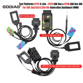 Hkpp124 Godiag Immo Test Platforms Gt112 K-line With Gt111 Can-bus And Gt110 Uds