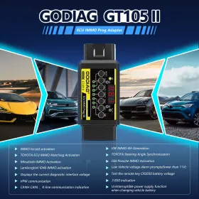 Hkse158-c Godiag Gt105 Ii E/cu Immo Prog Ad Obd2 Break Out Box Connector