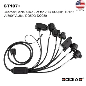 Hksf380-full Godiag Gearbox Cable 7-in-1 Set Work With Gt107 Dsg Plus Data Adapter