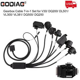 Godiag Hksf380fullukd Gearbox Cable 7-in-1 Set For V30/ Dq200/dl501/ Vl300/vl381/ Dq500/ Dq250