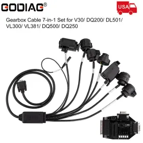 Hksf380fullukd Godiag Gearbox Cable 7-in-1 Set For V30/ Dq200/dl501/ Vl300/vl381/ Dq500/ Dq250