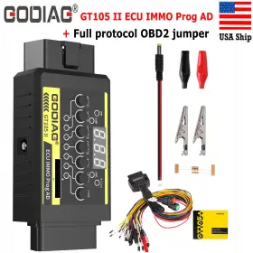 Se158c1k01 Godiag Gt105 Ii E-cu Immo Prog Ad Connector Full Protocol Obd2 Universal Jumper
