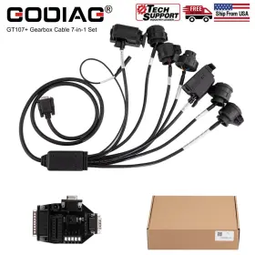 Sf380-full Godiag Gearbox Cables 7-in-1 Set Work With Gt107 Dsg Plus Data Adapter