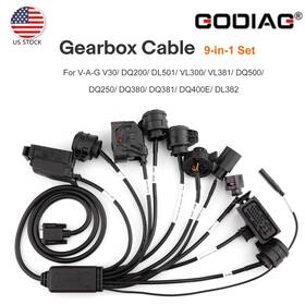 Godiag Sf419 Gearbox Cable 9-in-1 Set For Vl300/ Vl381/ Dq500 Diagnostics Data R&w