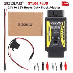 Godiag So659ukd Gt106 Plus 24v - 12v Truck Adapter For X431 Easydiag Golo Thinkcar Diagun